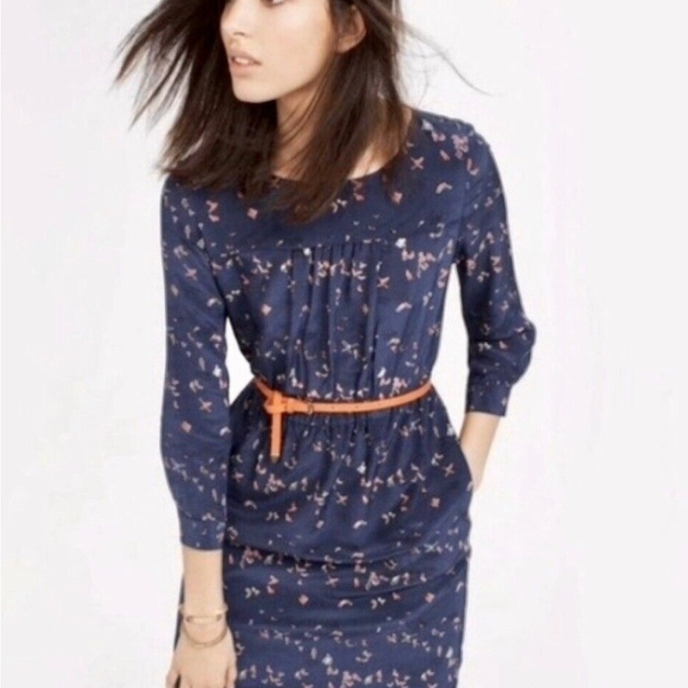 Madewell ❤️ Silk Cardinal Bird Dress ❤️ Mini